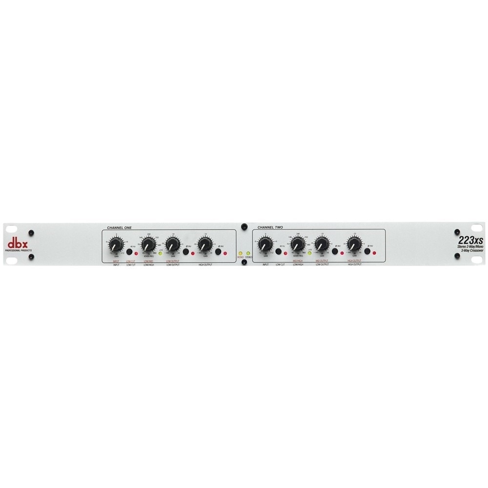 dbx 223XL ステレオ 2-Way/Mono 3-Way クロスオーバー New DBX 223XL Stereo 2-Way/Mono 3-Way Crossover Rack