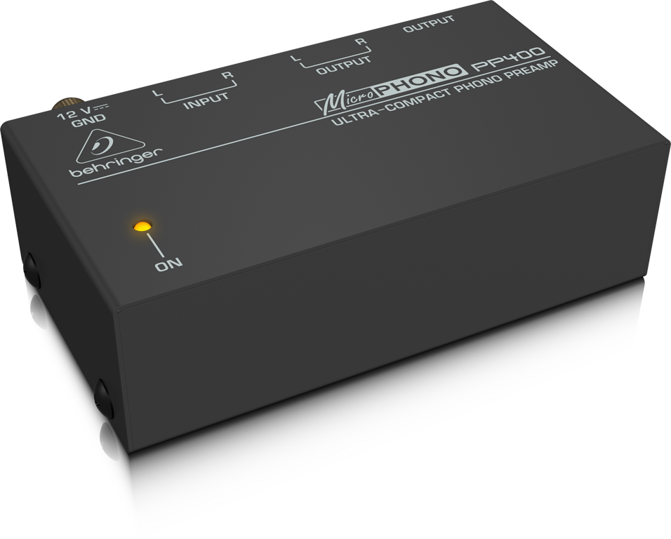 ■【電源AC付】BEHRINGER　PP400 フォノアンプ BEHRINGER ( ベリンガー ) PP400 MICROPHONO フォノプリアンプ