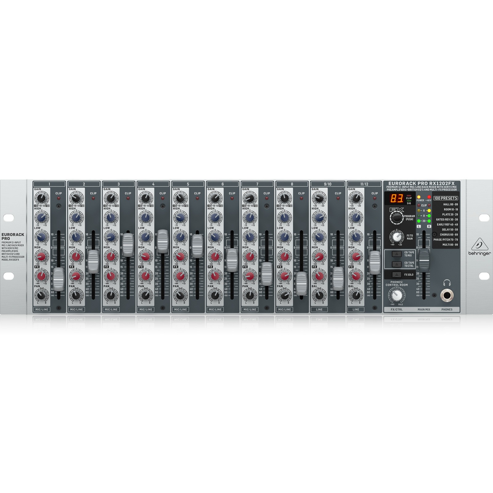Behringer RX1202FX アナログミキサー Behringer | Product | RX1202FX