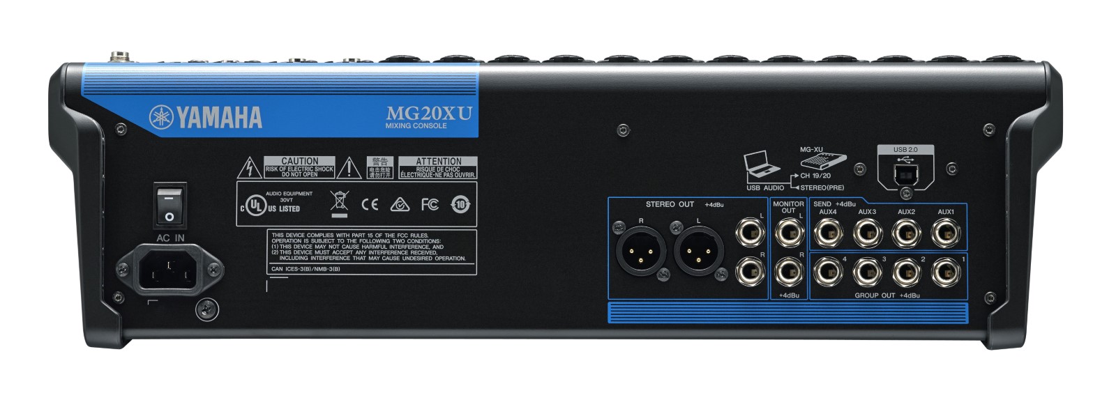 【美品】Yamaha MG20XU デジタルミキサー 中古品】YAMAHA/オーディオインターフェース内蔵ミキサー/MG10XU