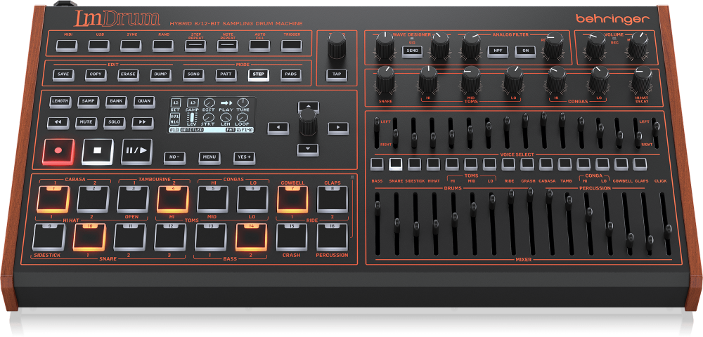 BEHRINGER LM DRUM サンプリングドラムマシン | Hibino.com ヒビノ公式