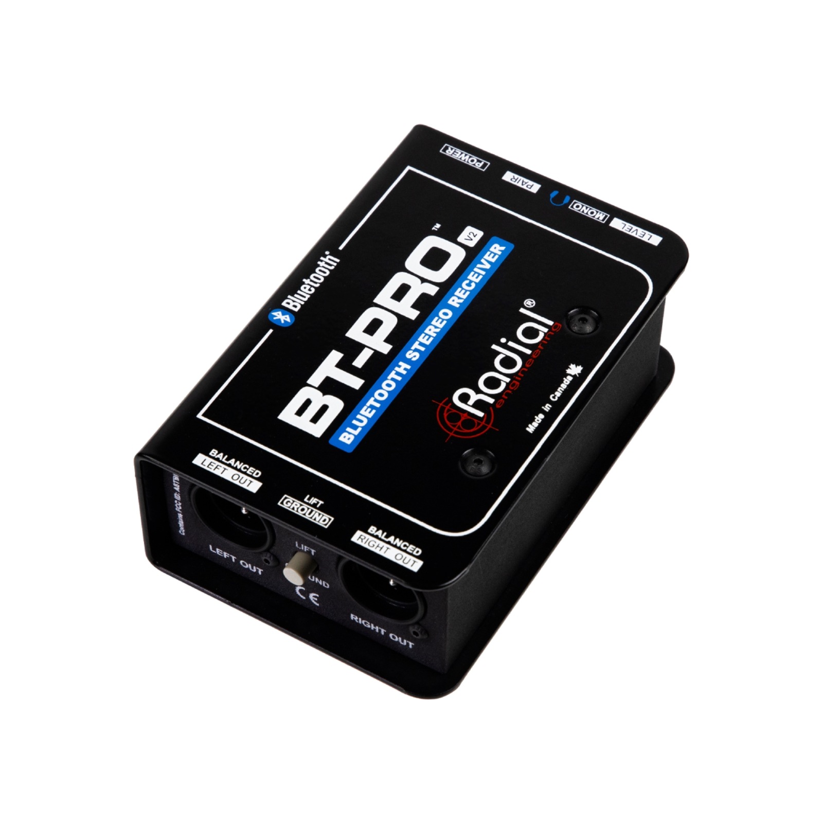 RADIAL BT-Pro V2 ステレオ Bluetooth DI ダイレクトボックス | Hibino