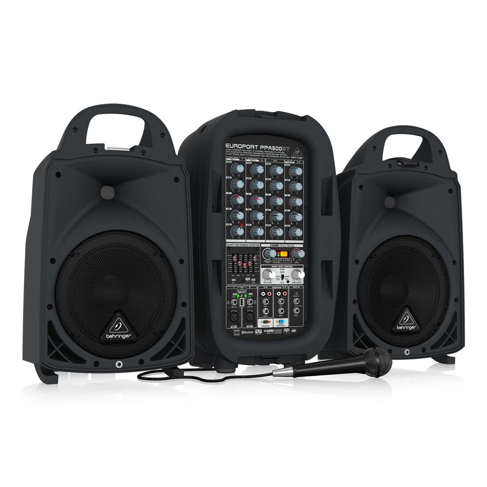 BEHRINGER PPA500BT EUROPORT ポータブルPAスピーカー | Hibino.com
