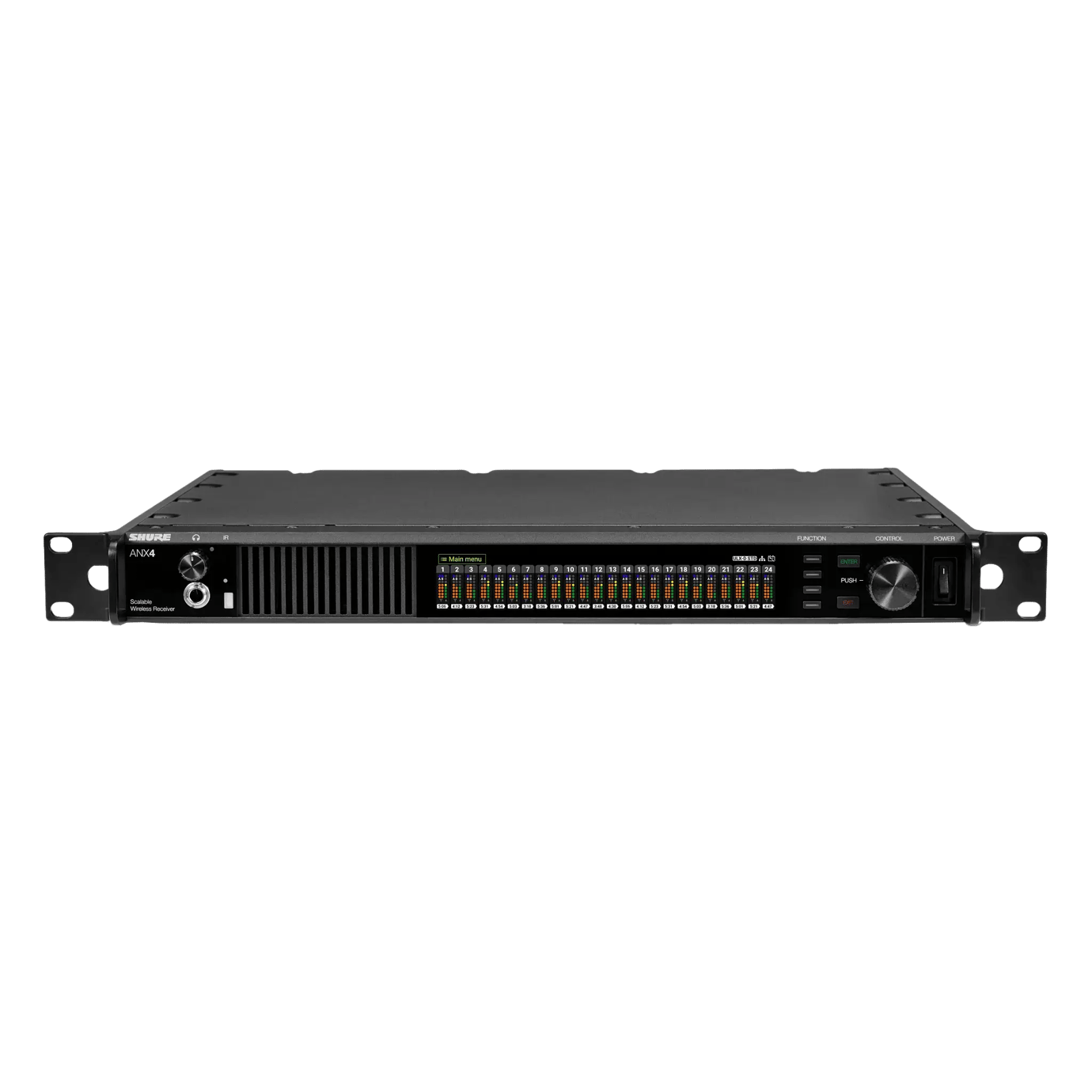 Shure ANX4J ワイヤレスマイク受信機 システム用スケーラブル