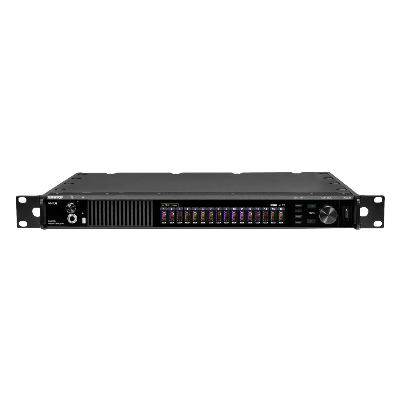 Shure ANX4J ワイヤレスマイク受信機 システム用スケーラブル