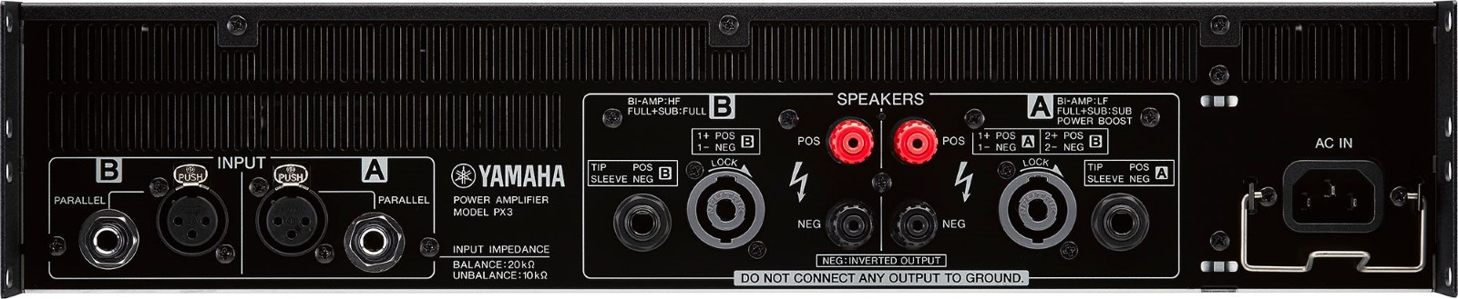 配信機器・PA機器・レコーディング機器 POWER AMPLIFIER model PX3 YAMAHA PX3 2chパワーアンプ | Hibino.com ヒビノ公式 オンラインストア