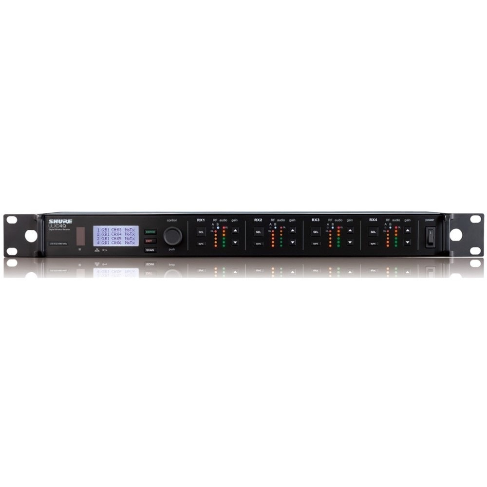 Shure ULXD4QJ=-L53 4chワイヤレスマイク受信機 ULXD4Q-L53 ワイヤレス