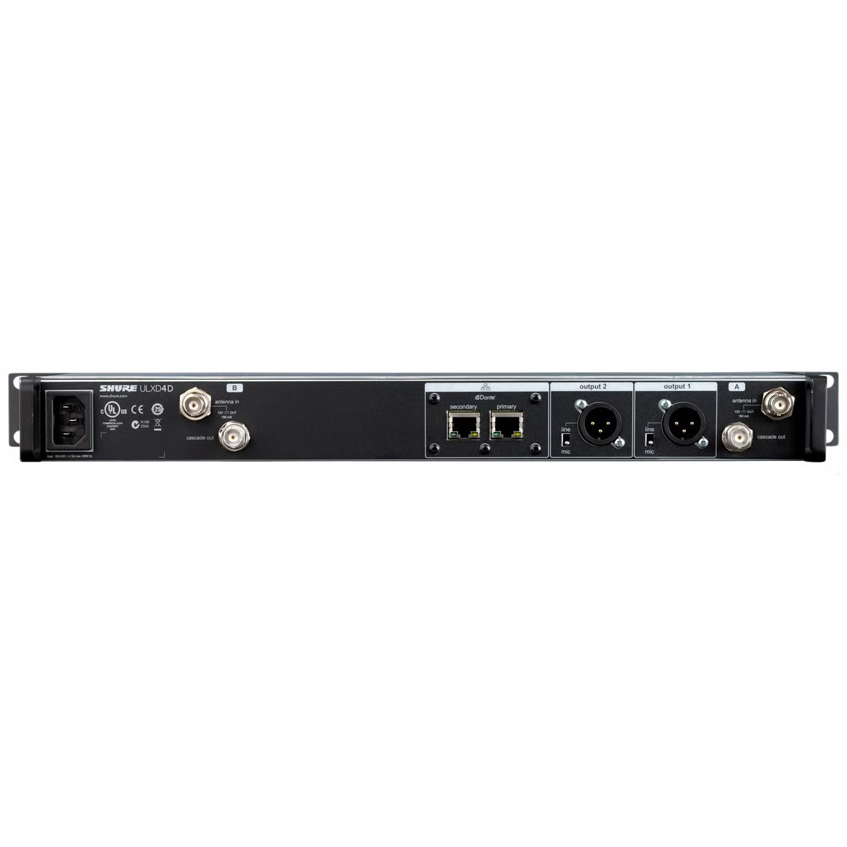 Shure ULXD4DJ=-G57 2chワイヤレスマイク受信機 ULXD4D-G57 ワイヤレス