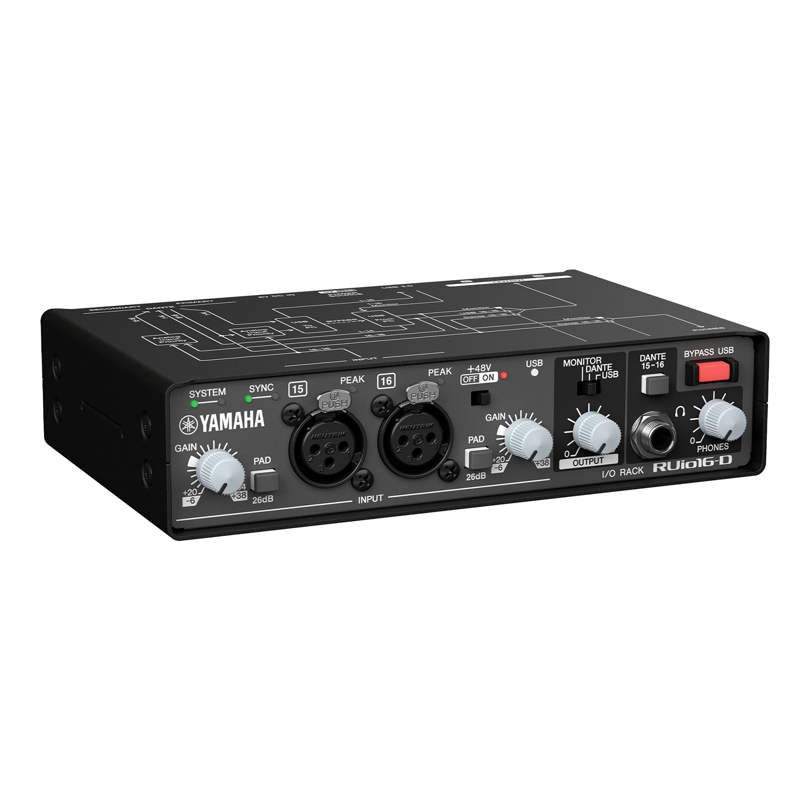 YAMAHA RUio16-D VSTプラグインとDanteをシームレスに統合する