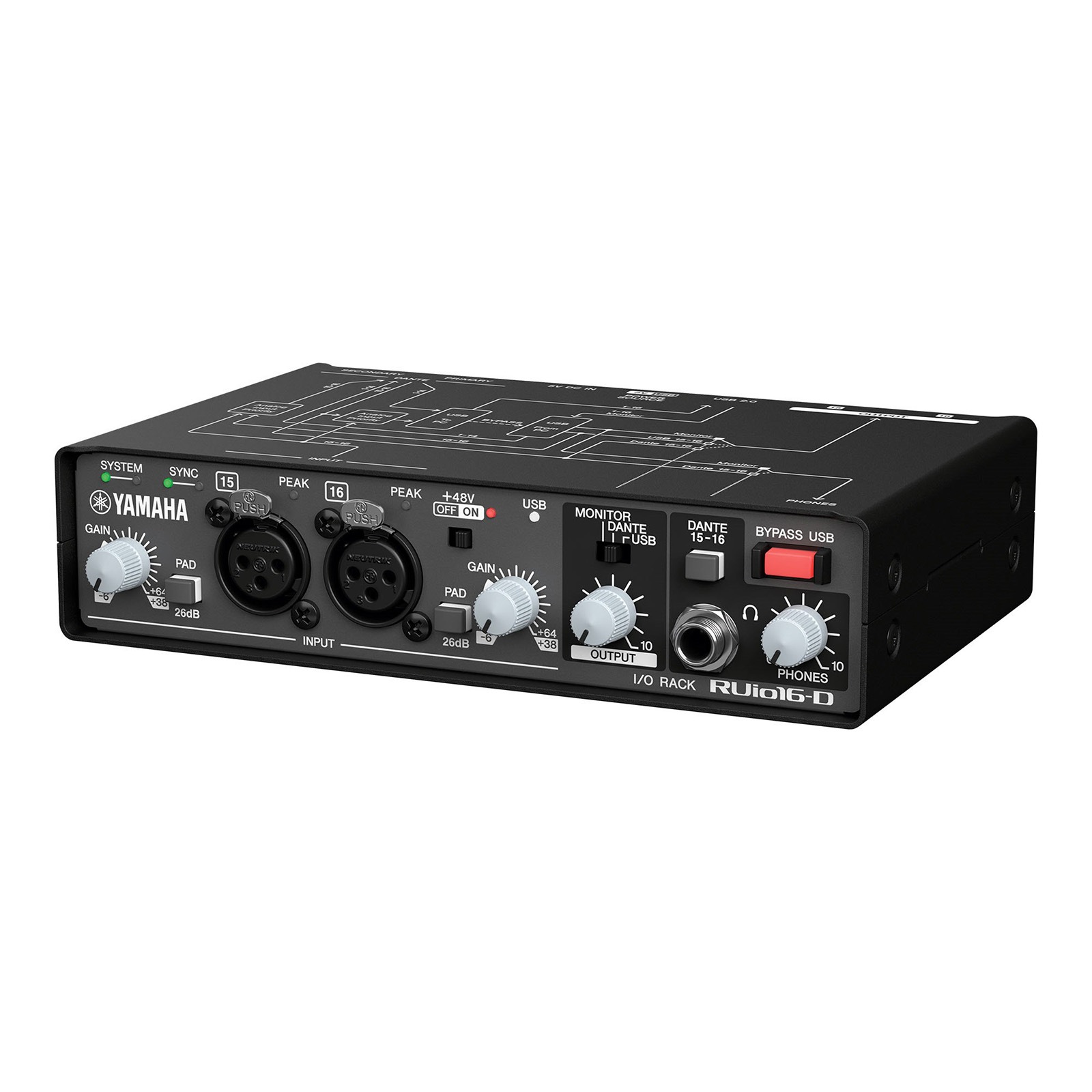 YAMAHA RUio16-D VSTプラグインとDanteをシームレスに統合する