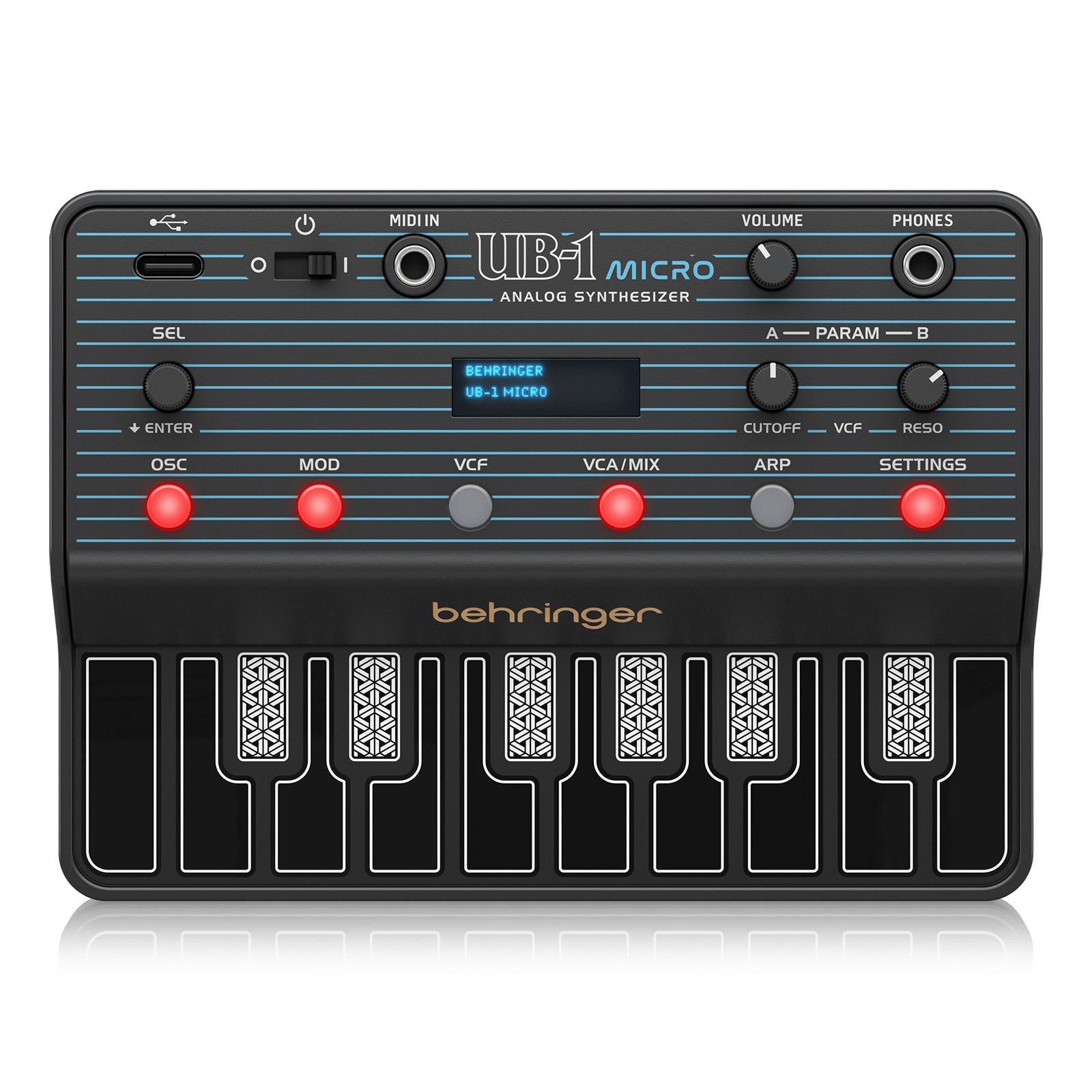 BEHRINGER UB-1 MICRO ポータブルアナログシンセサイザー 2026年5月29 BEHRINGER UB-1 MICRO ポータブルアナログシンセサイザー 2026年5月29