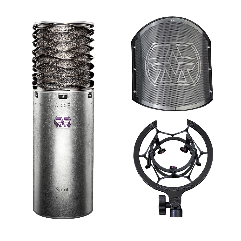 Aston Spirit コンデンサーマイク ショックマウント付き Aston Microphones SPIRIT BUNDLE コンデンサーマイク ショック
