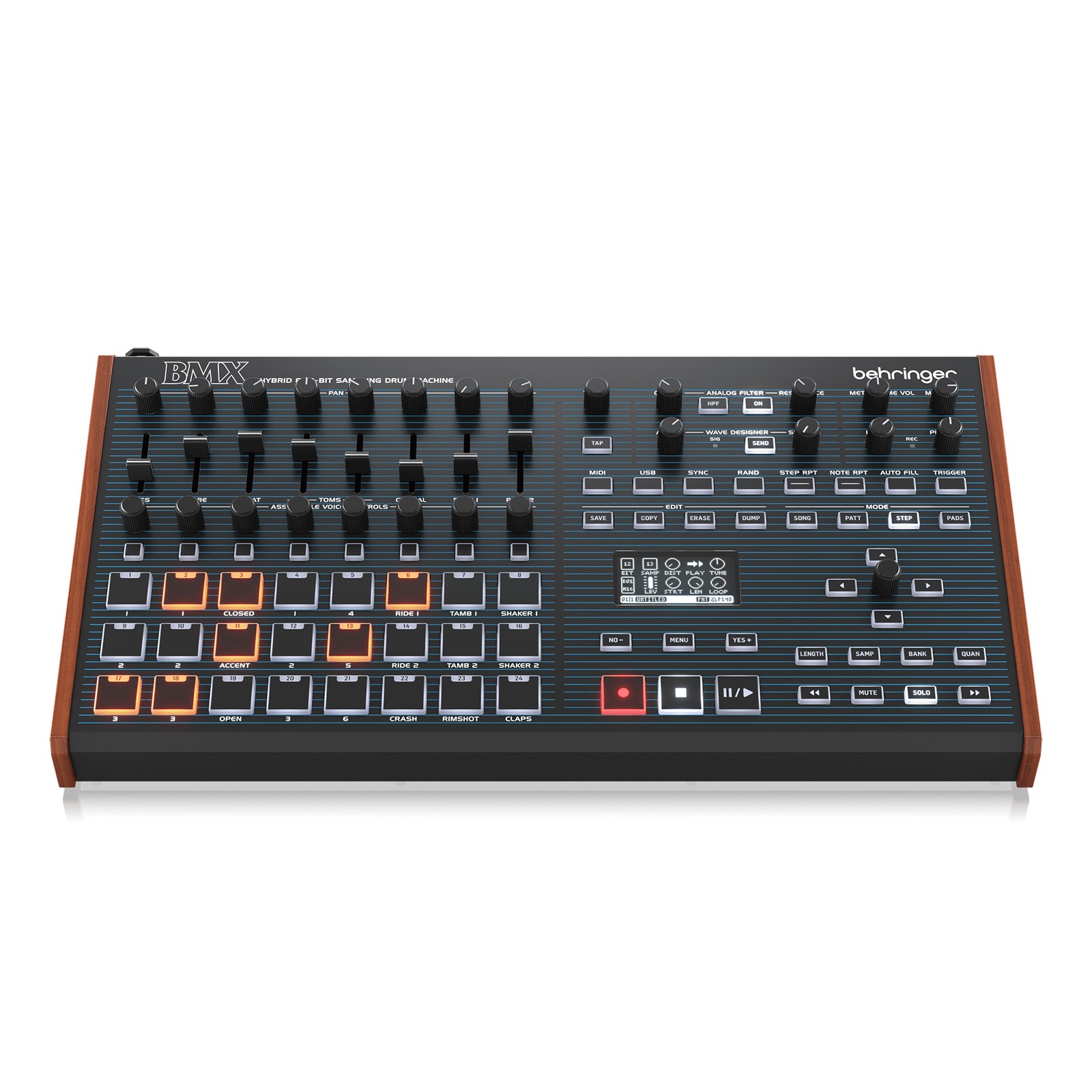初森ベマーズ BEHRINGER BMX ハイブリッドサンプリング・ドラムマシン ベース
