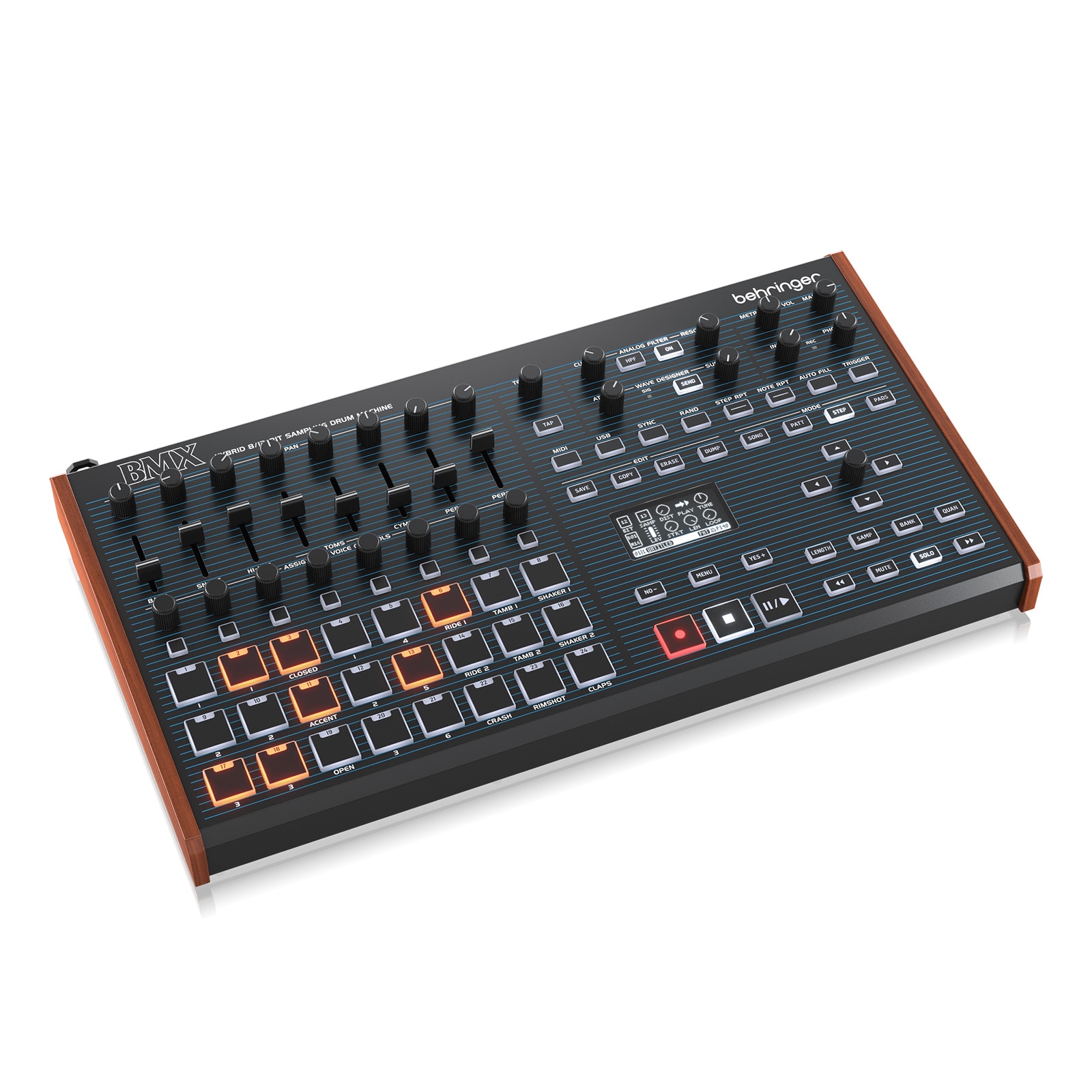 BEHRINGER BMX ハイブリッドサンプリング・ドラムマシン ベース
