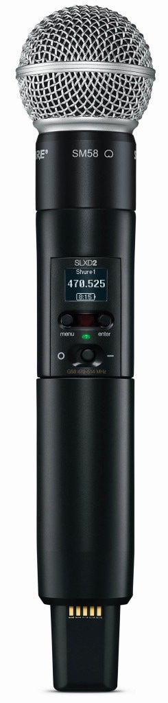 Shure SLXD2/SM58-JB ハンドマイク送信機 SLXD2/SM58=-JB ワイヤレス
