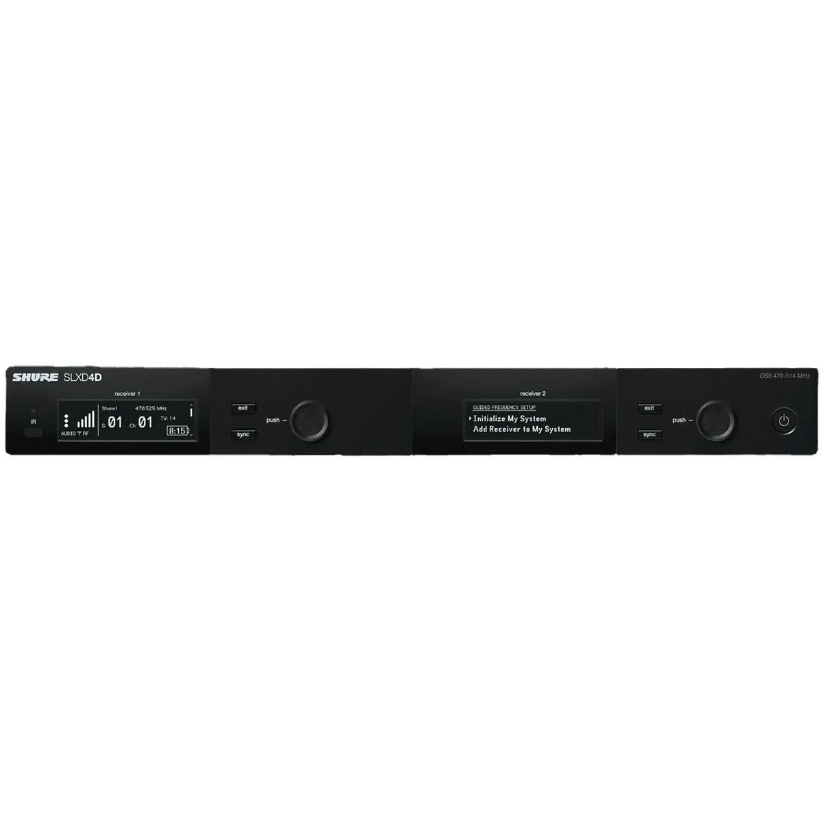 Shure SLXD24DJ/B58-JB デュアル・ワイヤレスシステム ハンドヘルド型