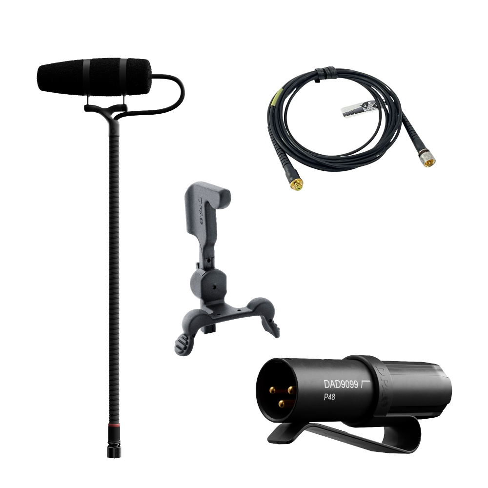 DPA楽器用コンデンサーマイク4099-DC-1クリップ2付バイオリンギター 4099-DC-1-199-V - DPA Microphones - ヒビノインターサウンド株式会社