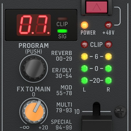 BEHRINGER 1002SFX XENYX エフェクト内蔵10chアナログミキサー