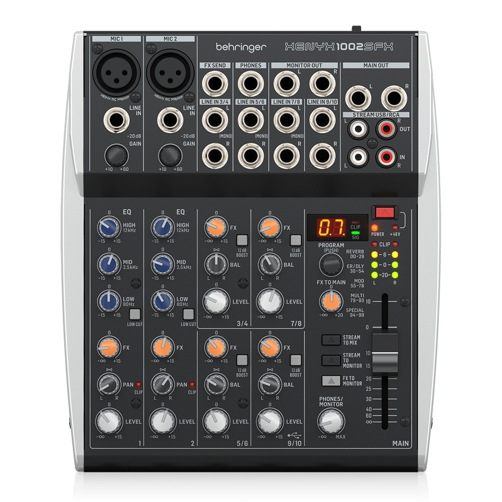 BEHRINGER xenyx 1002fx アナログミキサー エフェクター ○BEHRINGER(ベリンガー)/PAミキサー/1002FX XENYX(エフェクター