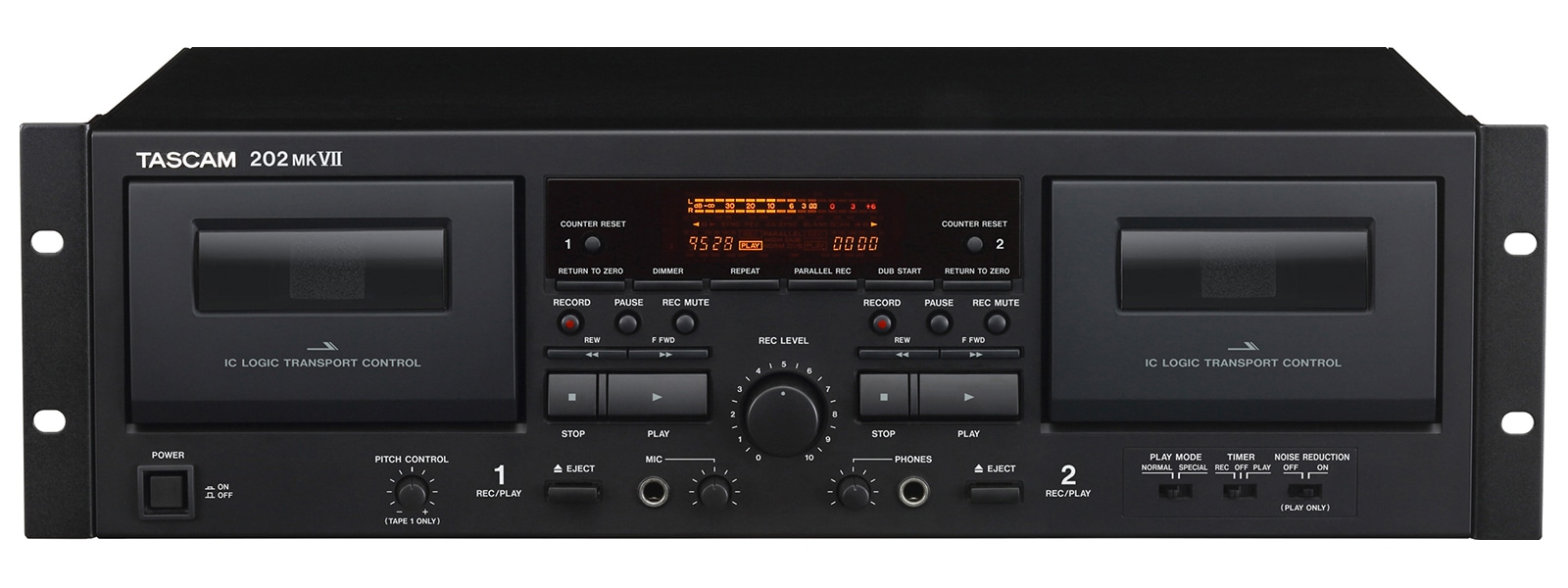 TASCAM タスカム カセットデッキ 業務 ダブルカセットデッキ　テアック 業務用ダブルカセットデッキ『202MKVII』を新発売 | ニュース