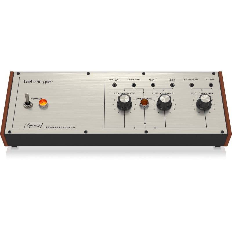 Behringer REVERBRATION 646 スプリングリバーブ BEHRINGER SPRING REVERBERATION 646 スプリングリバーブ｜FULL-TEN