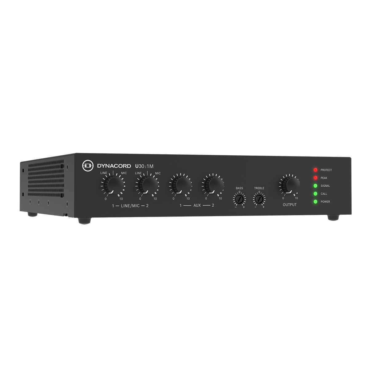 DYNACORD U30:1M-EU ミキサーアンプ 高効率クラスD ハーフラック30W