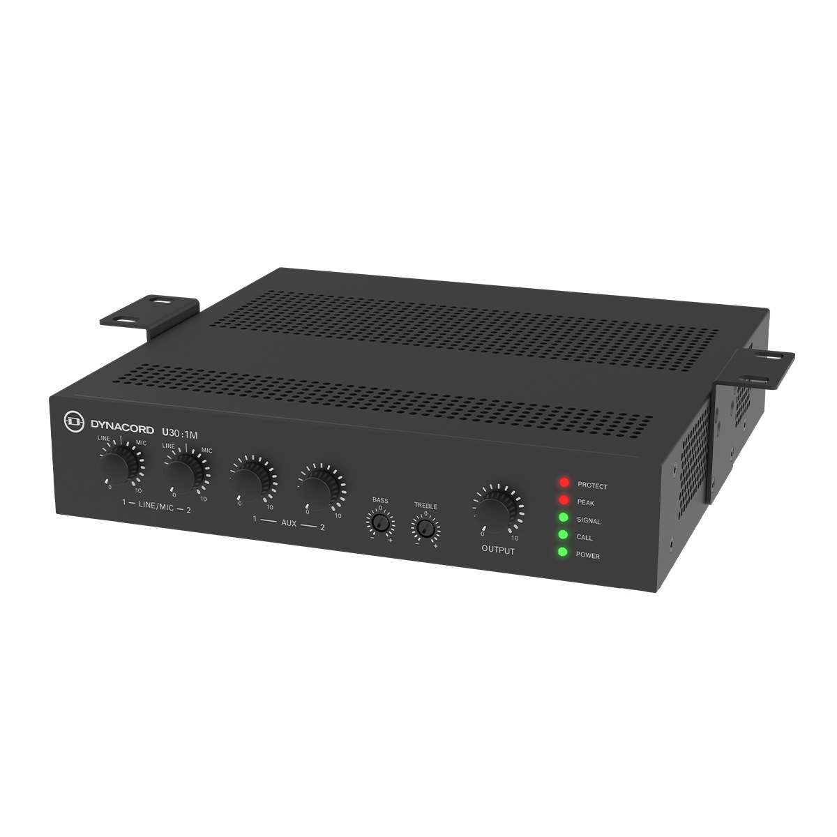 DYNACORD U30:1M-EU ミキサーアンプ 高効率クラスD ハーフラック30W