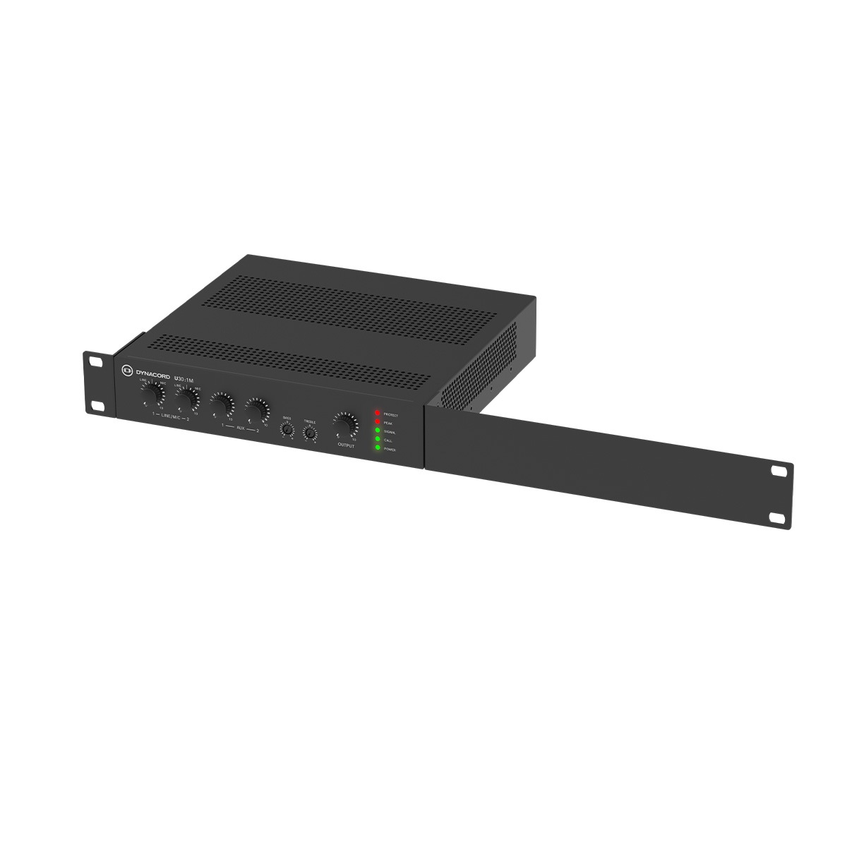 DYNACORD U30:1M-EU ミキサーアンプ 高効率クラスD ハーフラック30W