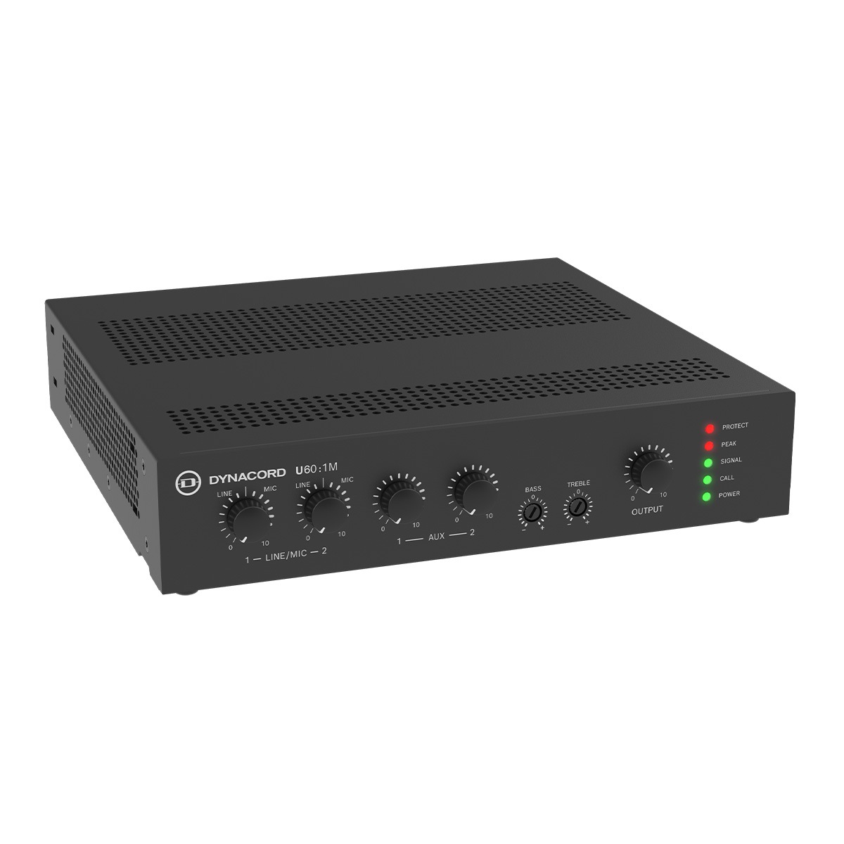 DYNACORD U60:1M-EU ミキサーアンプ 4Ω/8Ω/70V/100V対応 ハーフラック