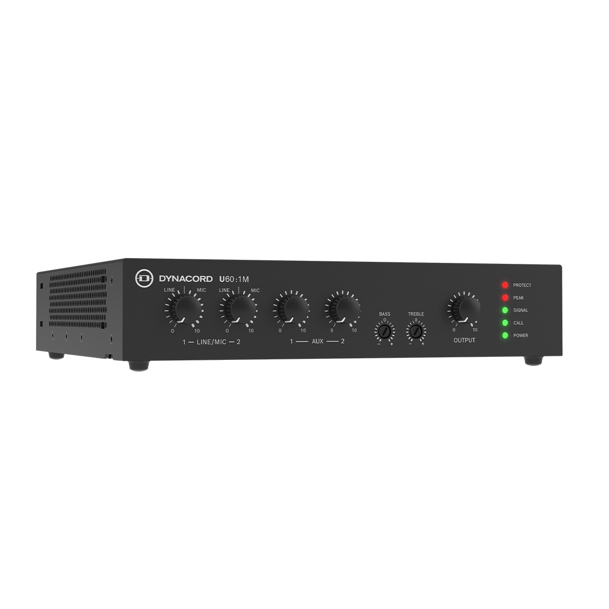 DYNACORD U60:1M-EU ミキサーアンプ 4Ω/8Ω/70V/100V対応 ハーフラック