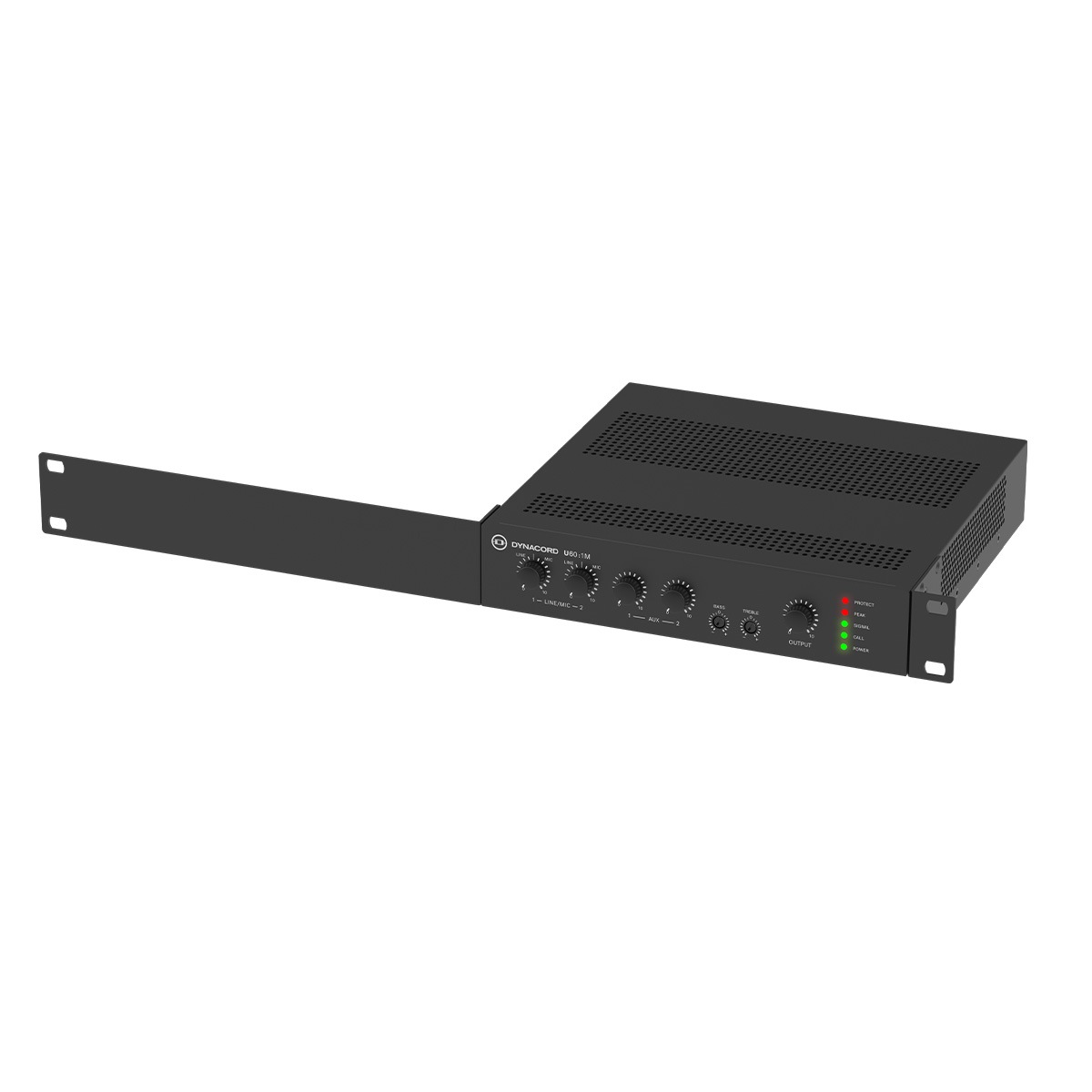 DYNACORD U60:1M-EU ミキサーアンプ 4Ω/8Ω/70V/100V対応 ハーフラック