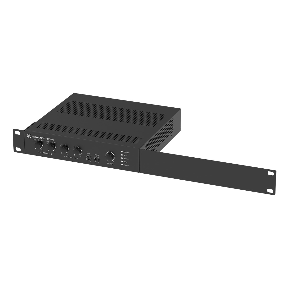 DYNACORD U60:1M-EU ミキサーアンプ 4Ω/8Ω/70V/100V対応 ハーフラック