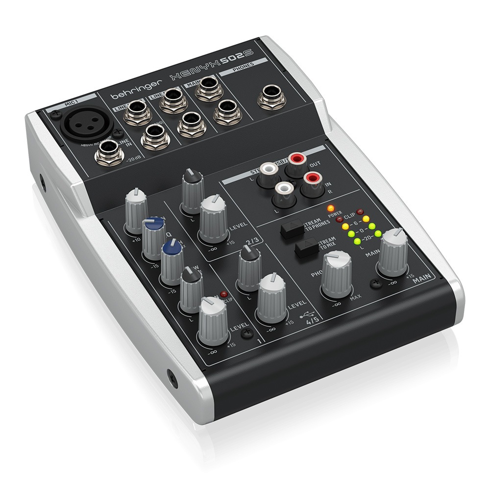 BEHRINGER 502S XENYX 5chアナログミキサー | Hibino.com ヒビノ公式