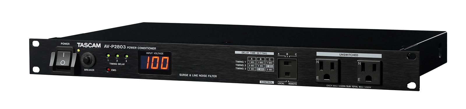 TASCAM AV-P2803 パワーディストリビューター/コンディショナー