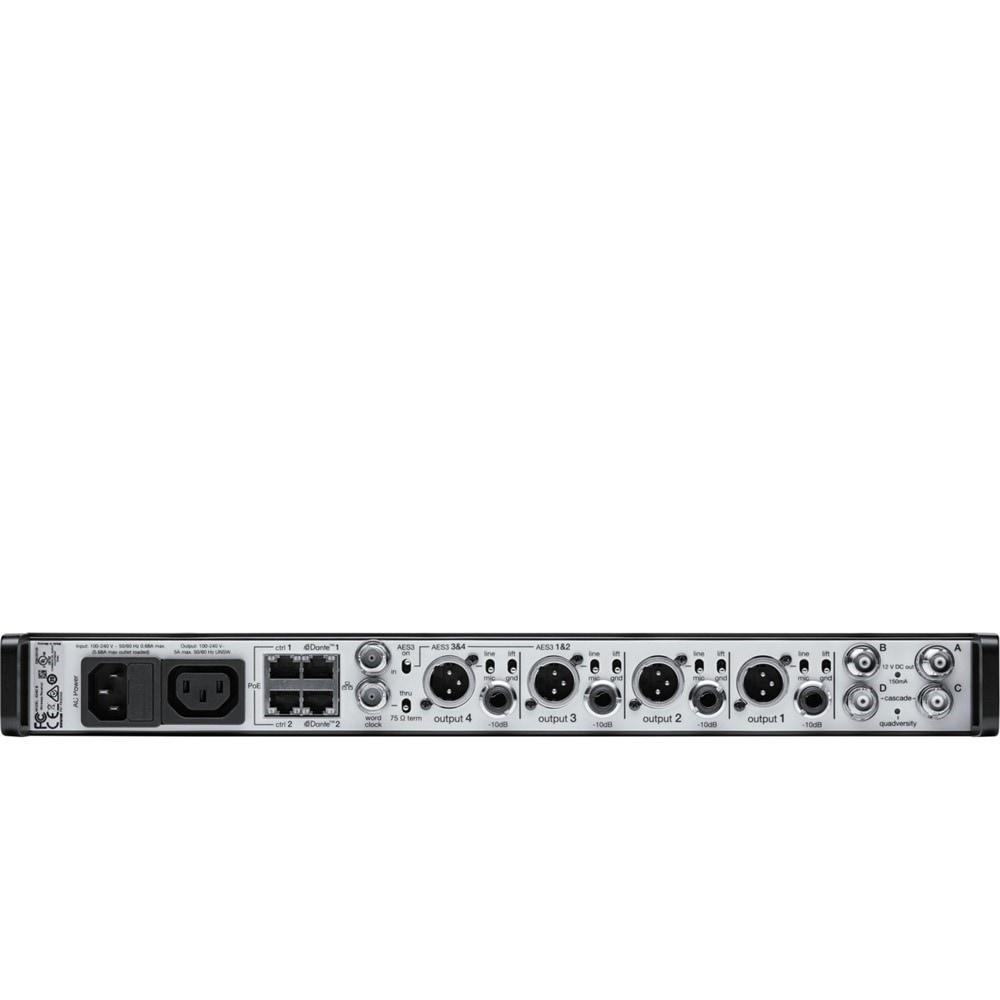 Shure AD4QJ-A 4chワイヤレスマイク受信機 AD4QJ=-A | Hibino.com