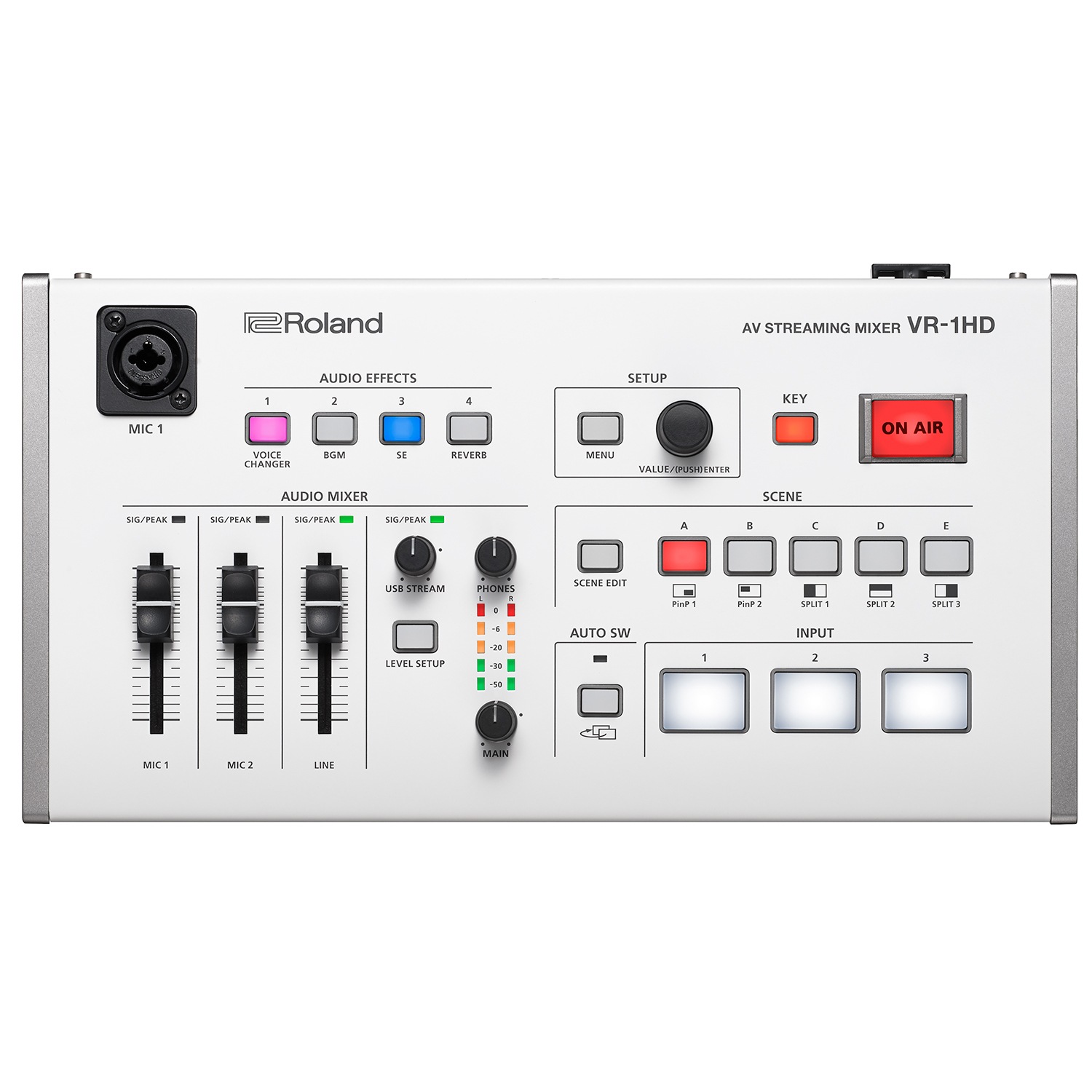 ライブ配信に！Roland VR-1HD オーディオミキサー Roland Pro A/V - VR-1HD | Streaming AV Mixer