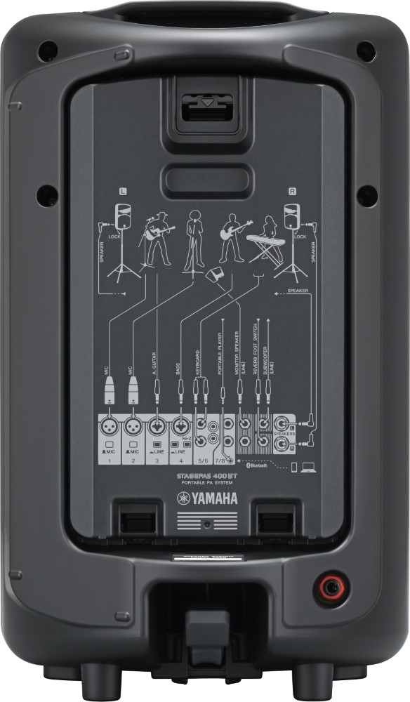 YAMAHAステージパス400BT 本体のみ※スピーカーは付きません YAMAHA STAGEPAS400BT イベント司会・ミニコンサート用