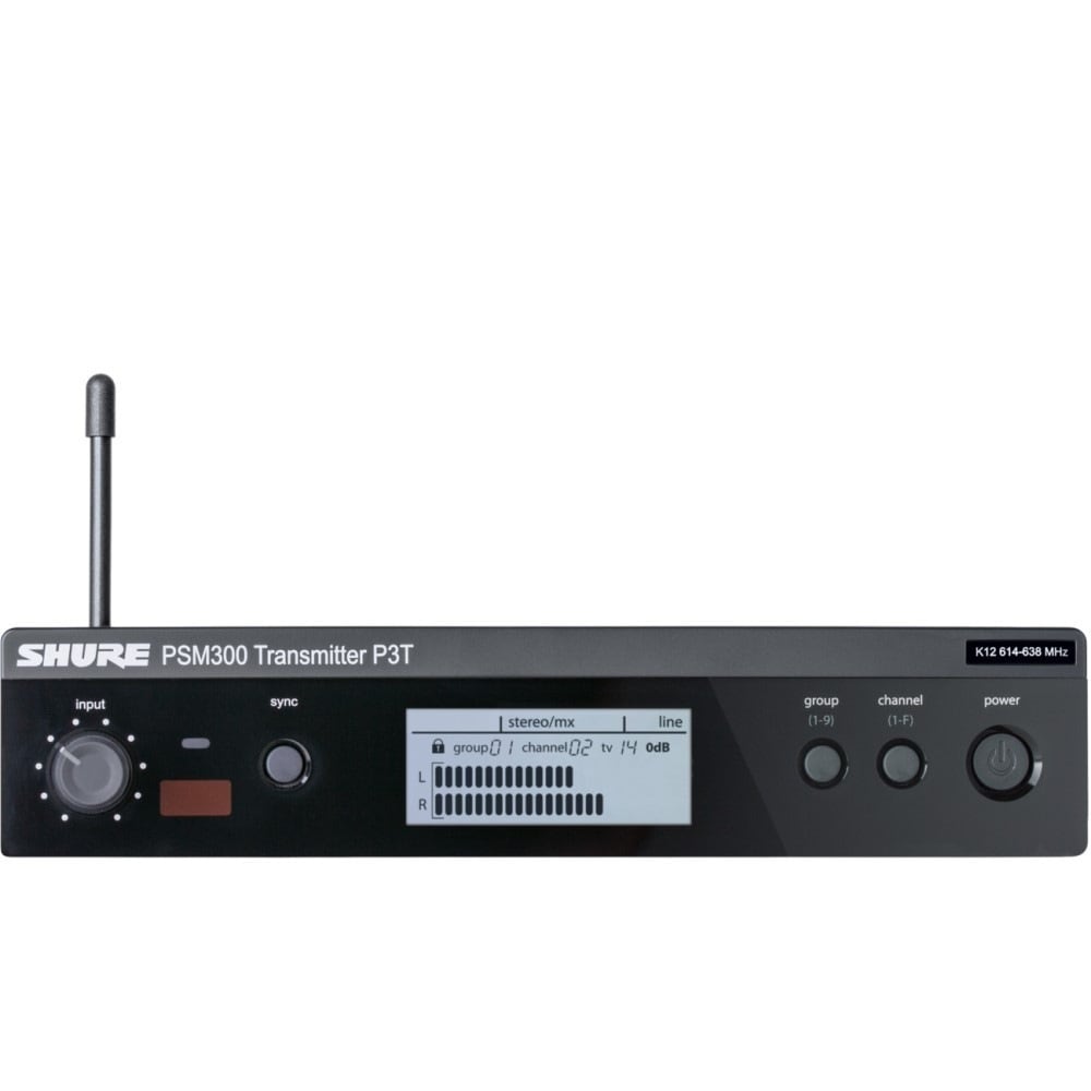 Shure P3T-M18 イヤーモニター送信機 P3TJ=-M18 ワイヤレス・イヤモニ