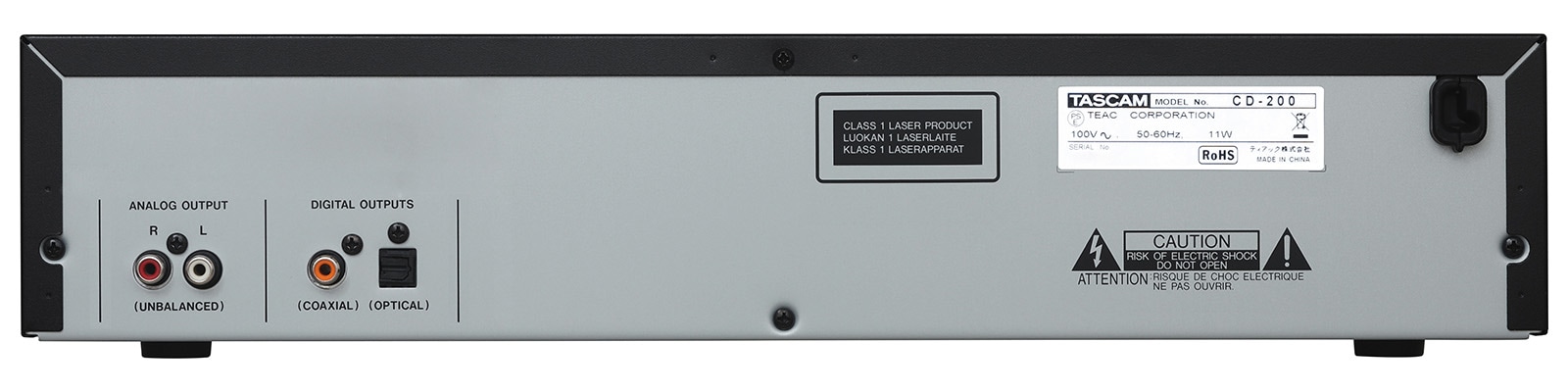 TASCAM CD-200 業務用CDプレーヤー｜FULL-TEN
