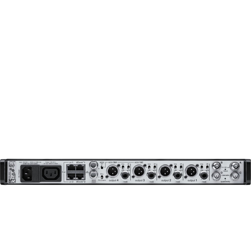 Shure AD4QJ-Z16 4chワイヤレスマイク受信機 AD4QJ=-Z16 | Hibino.com