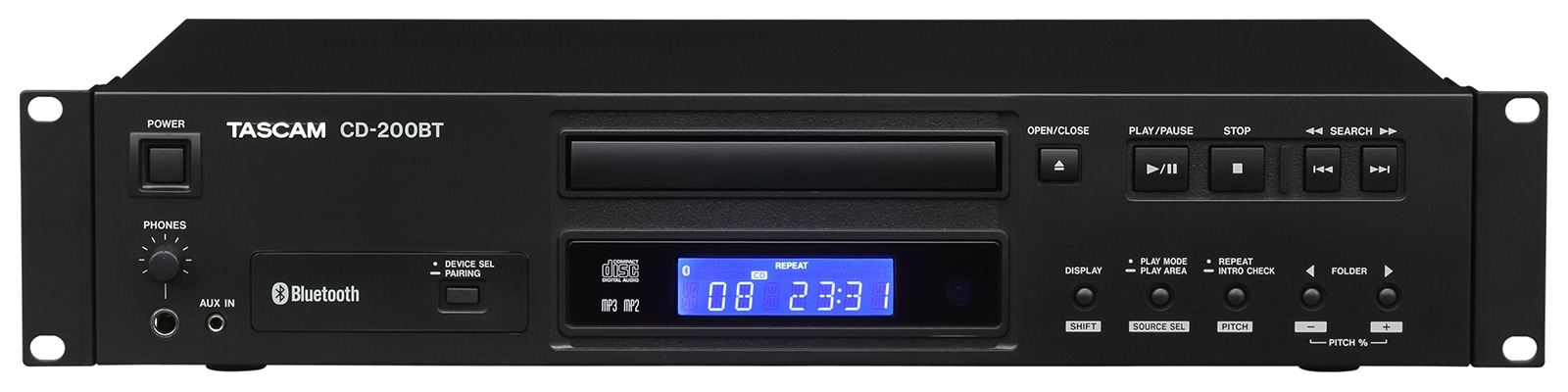 TASCAM CD-200BT Bluetooth搭載 業務用CDプレーヤー | Hibino.com