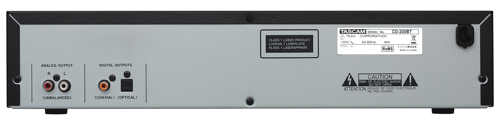 TASCAM CD-200BT Bluetooth搭載 業務用CDプレーヤー | Hibino.com