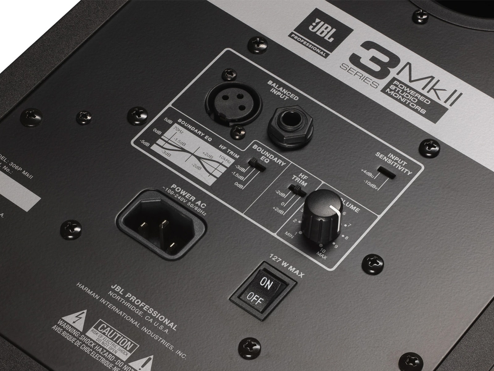 JBL PROFESSIONAL 306P MkII スタジオモニタースピーカー 1本