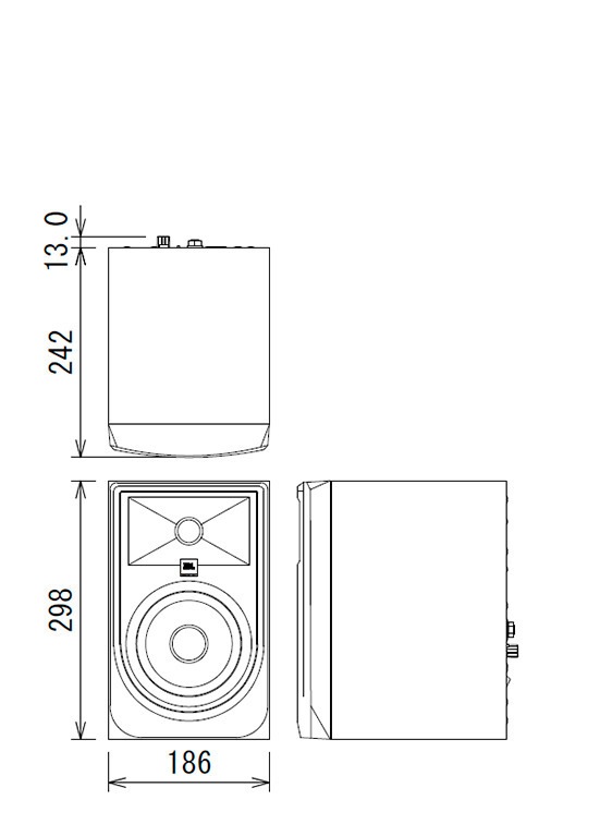 JBL　PROFESSIONAL　305P　パワードモニタースピーカー　1本 Amazon | JBL PROFESSIONAL 305P MkII パワードモニター