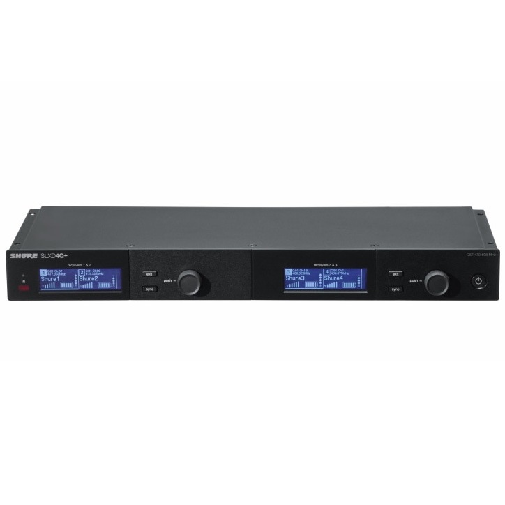 Shure SLXD4Q+J=-JB 4chワイヤレスマイク受信機 SLXD4Q+ | Hibino.com