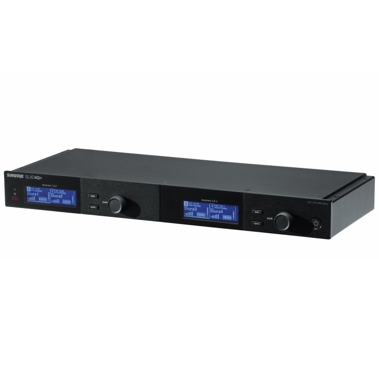 Shure SLXD4Q+J=-JB 4chワイヤレスマイク受信機 SLXD4Q+ | Hibino.com