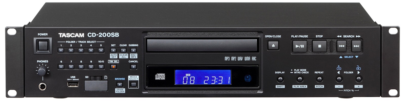 清*士様 【中古】tascam cd200sb TASCAM CD-200SB SD/USBメモリー対応CDプレーヤー | Hibino.com ヒビノ