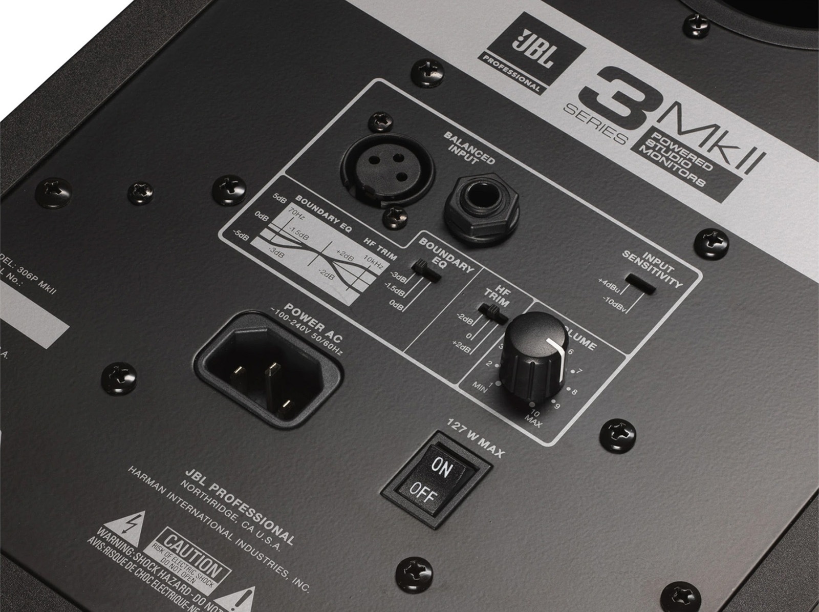 JBL PROFESSIONAL 308P MkII スタジオモニタースピーカー 1本