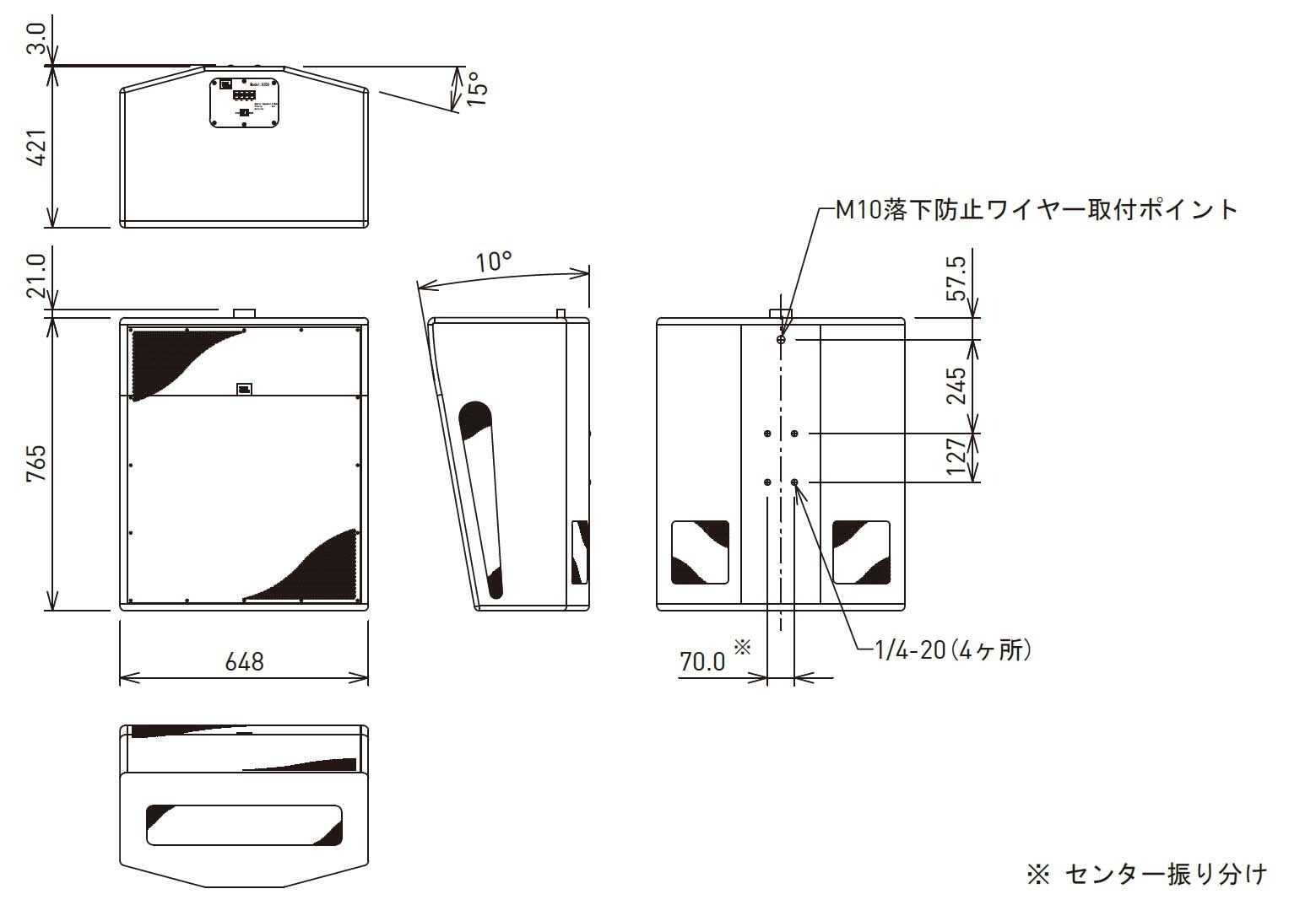 JBL PROFESSIONAL 9350 サラウンドスピーカー 1本 | Hibino.com ヒビノ