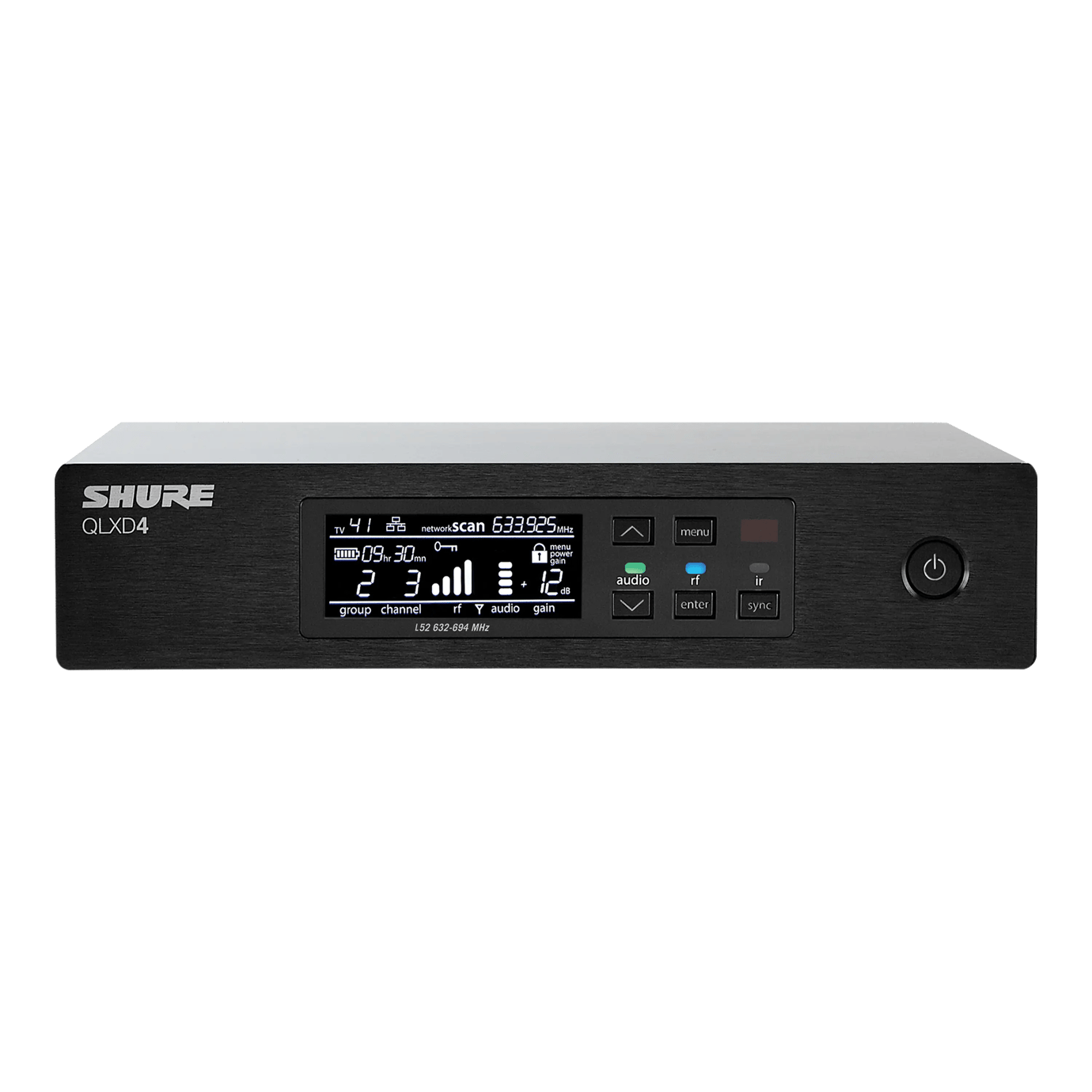 Shure QLXD4J-J51 1chワイヤレスマイク受信機 QLXD4J=-J51 | Hibino